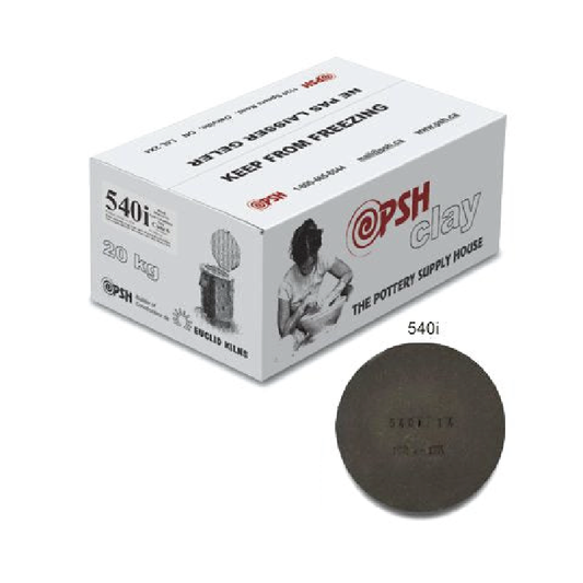 PSH 540i - Cone 6 Black Clay - 20 kg (PSH540i)