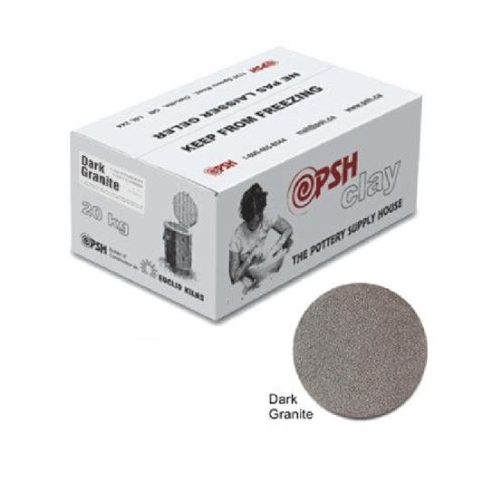 PSH Dark Granite Clay - Cone 6 - 20 kg (PSHDG) - CURRENTLY UNAVAILABLE