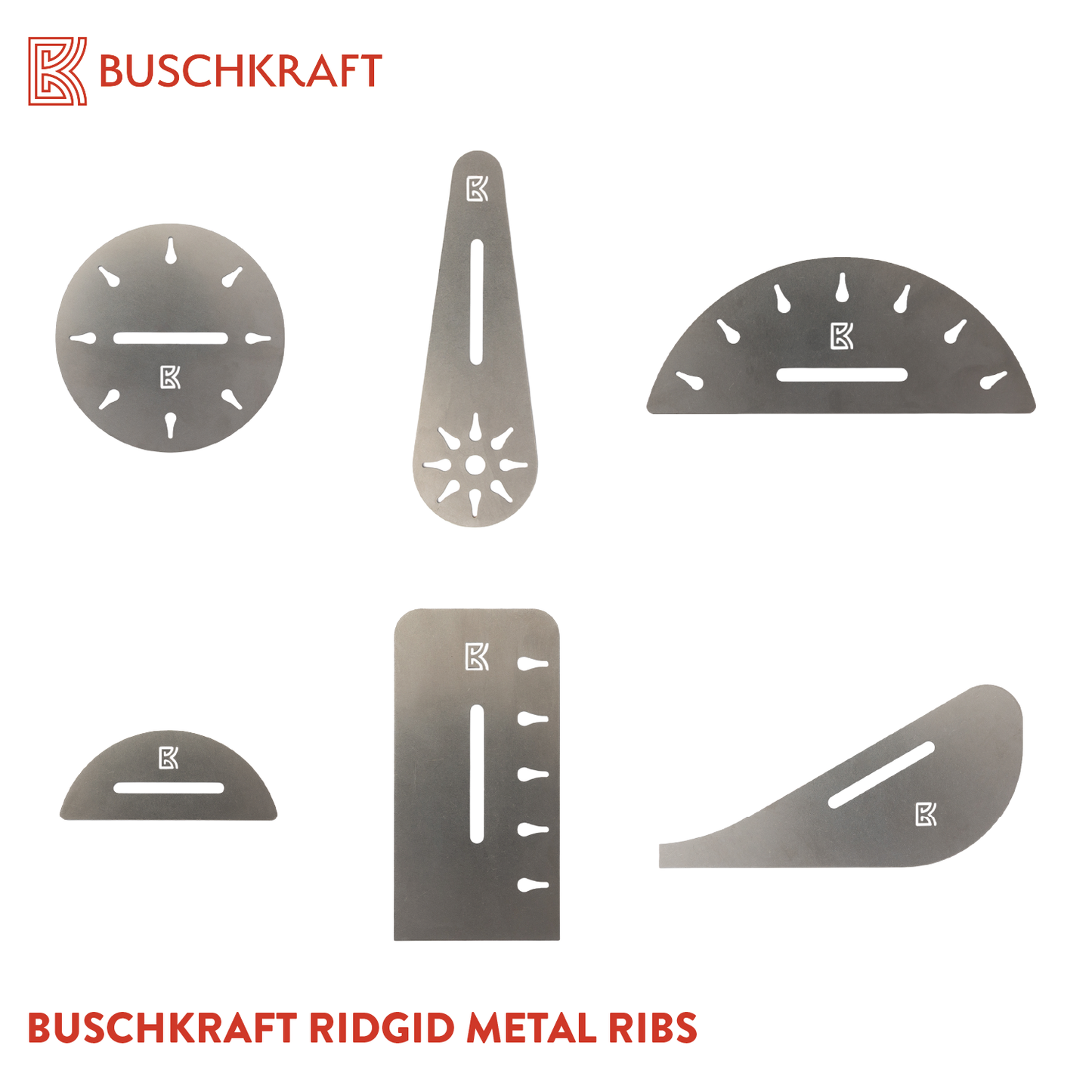 Buschkraft Tools - Rigid Metal Ribs (Various Shapes)
