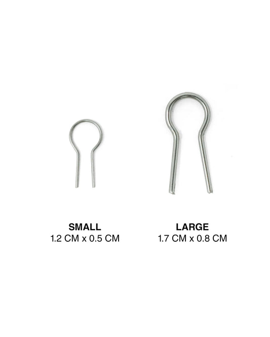 Sanbao Tungsten Wire Hanging Firing Hook - 100-Pack (Various Sizes)