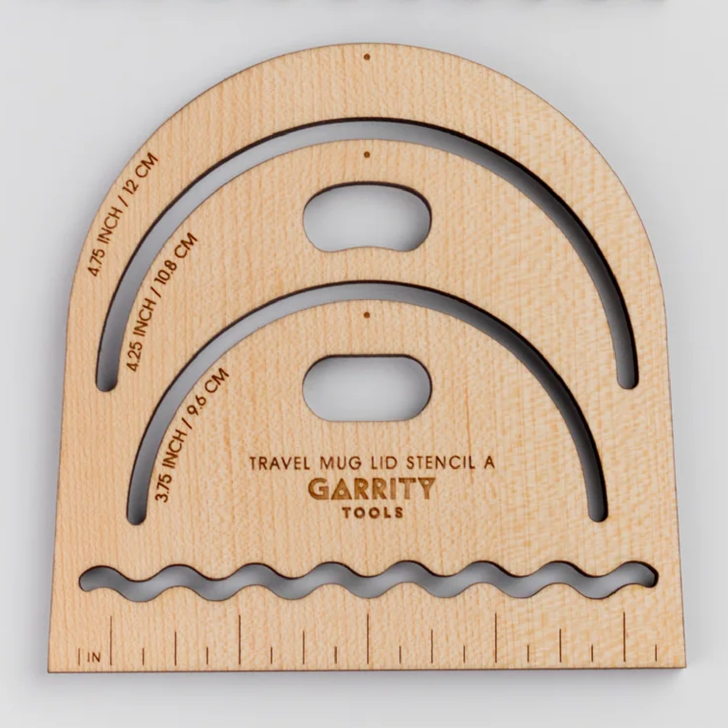 Garrity Tools - Travel Mug Lid Stencil Tool (LIDSTENCIL)