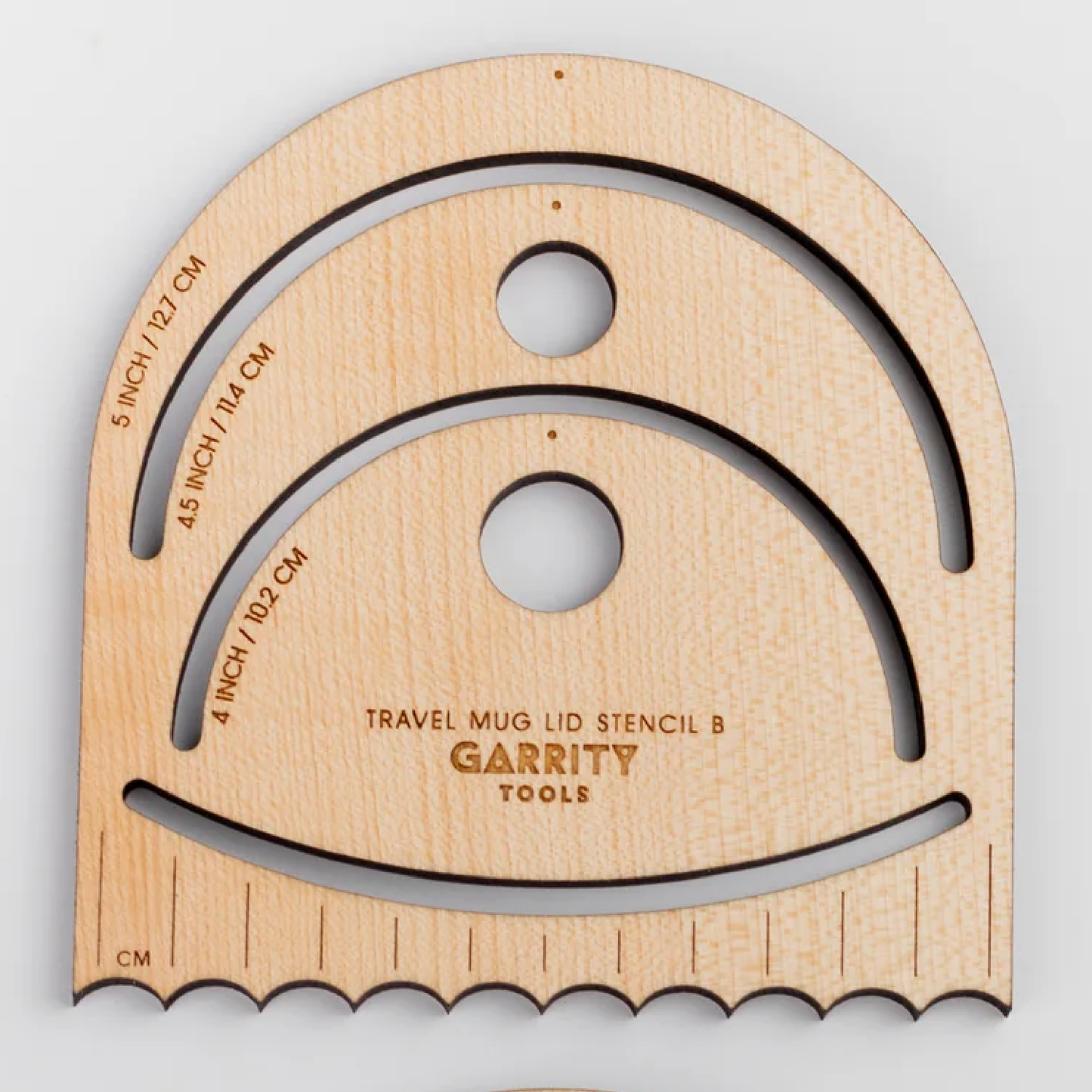 Garrity Tools - Travel Mug Lid Stencil Tool (LIDSTENCIL)