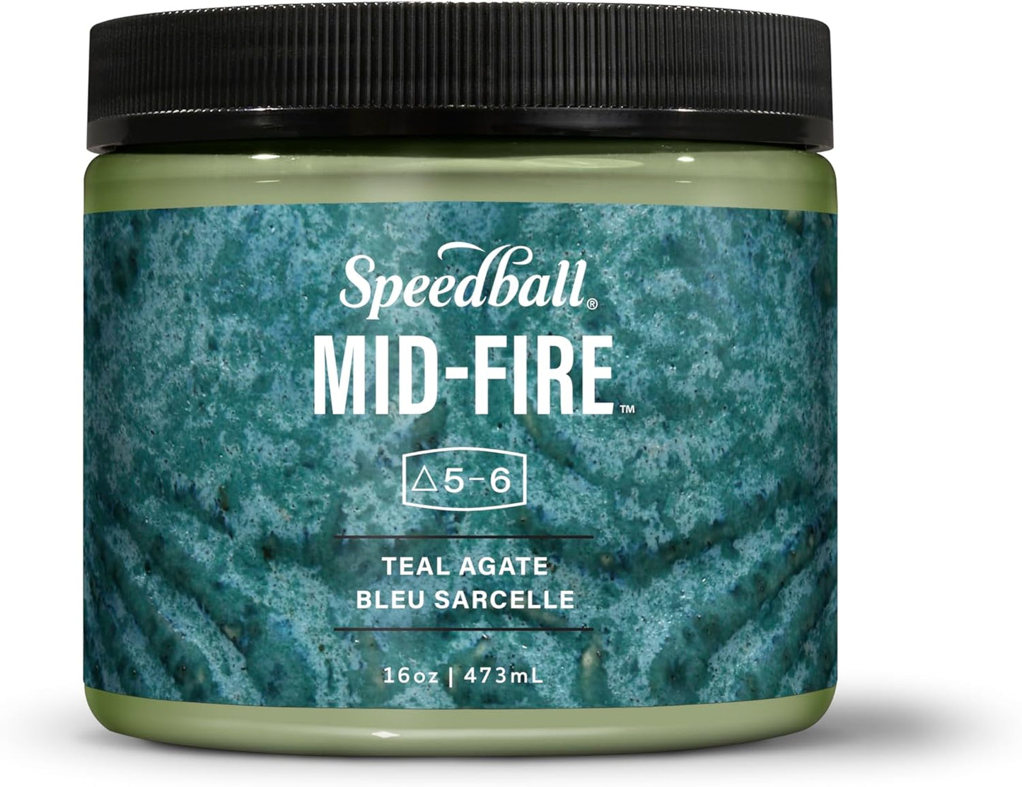 Speedball Teal Agate Mid-Fire Glaze - Pint (002104)