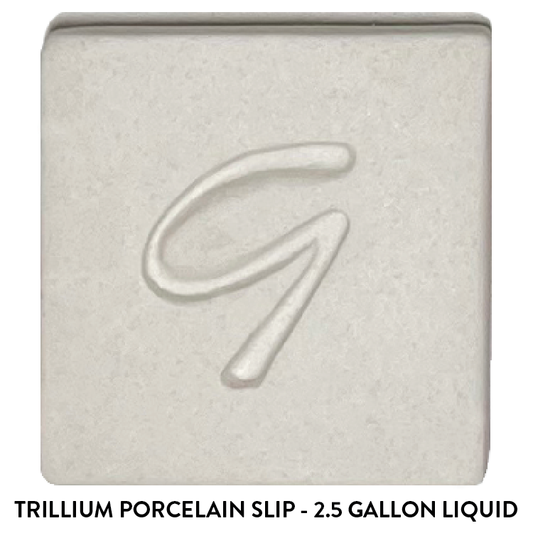 Georgies Trillium Porcelain Cone 6 Slip - 2.5 Gallons Liquid Slip Box (CL552B)