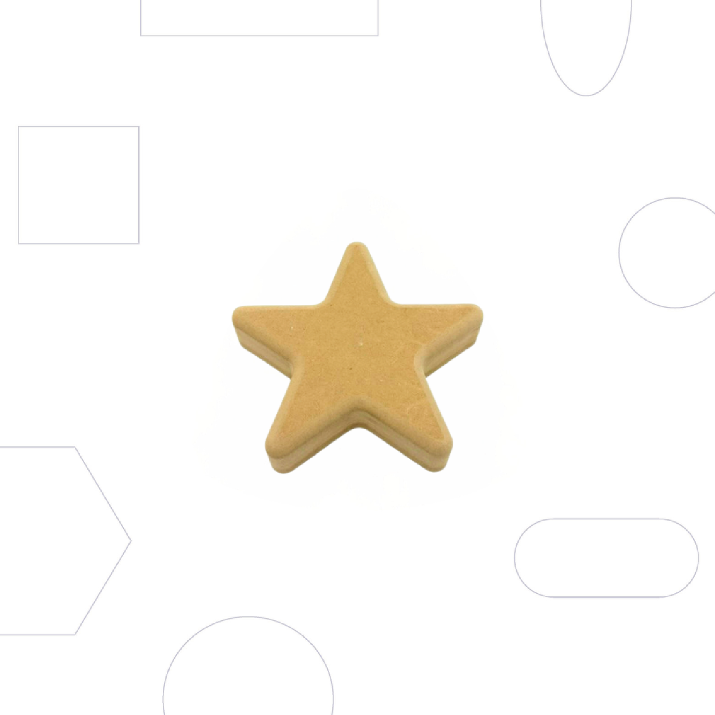 GR Pottery Forms - Wallie 5 Point Star - 5" (GRWSTAR)