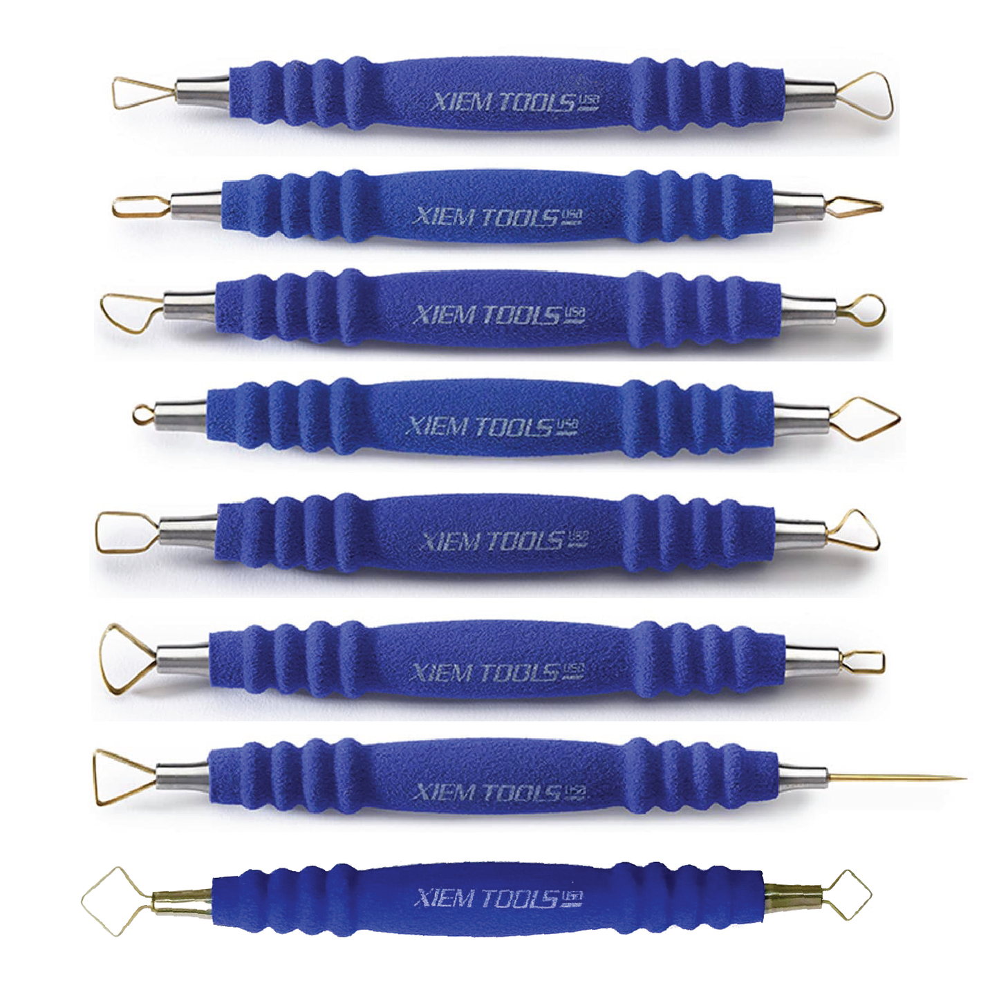 Xiem Tools - Mini Titanium-Fused Trimming Tools-Soft Foam Grip with Double Ends (Various Shapes)