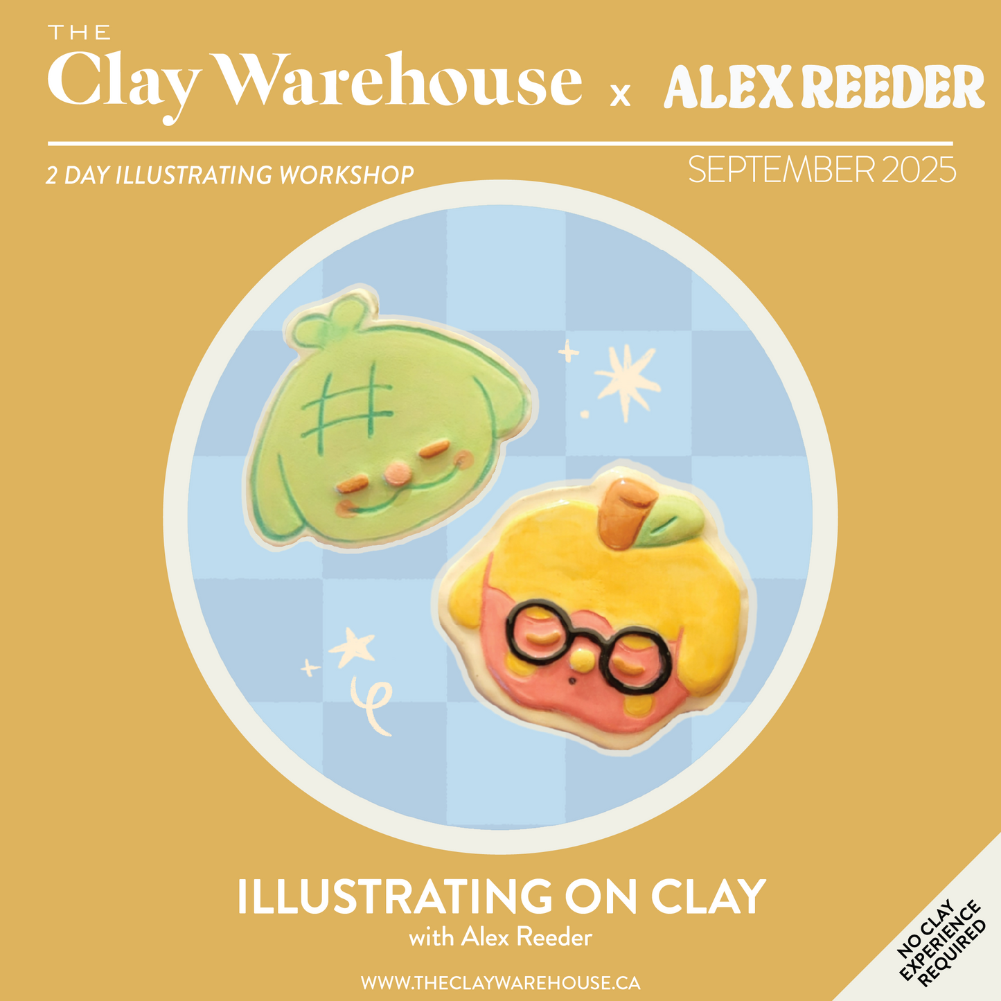 *SPECIAL WORKSHOP*  Illustrating on Clay w/ Alex Reeder (Two Day Workshop)