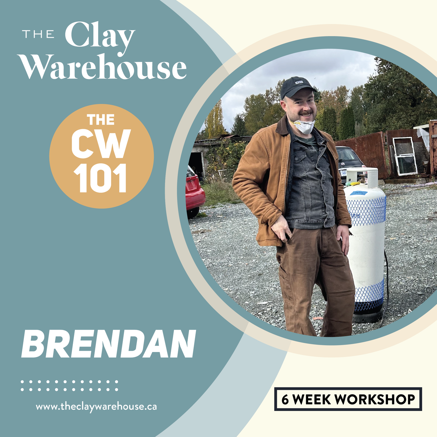 The CW 101 - Beginners Wheel Throwing Workshop (6 weeks)
