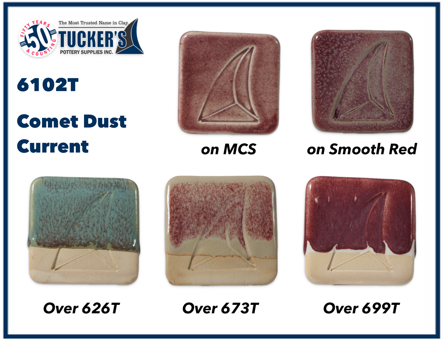 Tuckers - Comet Dust Current - 1 KG Dry Glaze (6102T)
