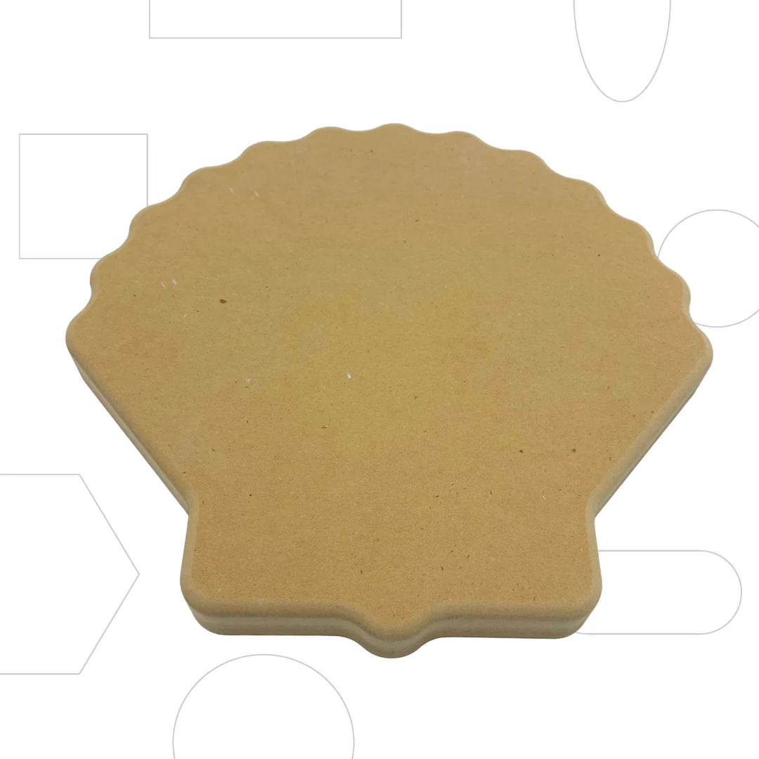 GR Pottery Forms - Wallie Scalloped Shell - 10" (GRWSHELL10)