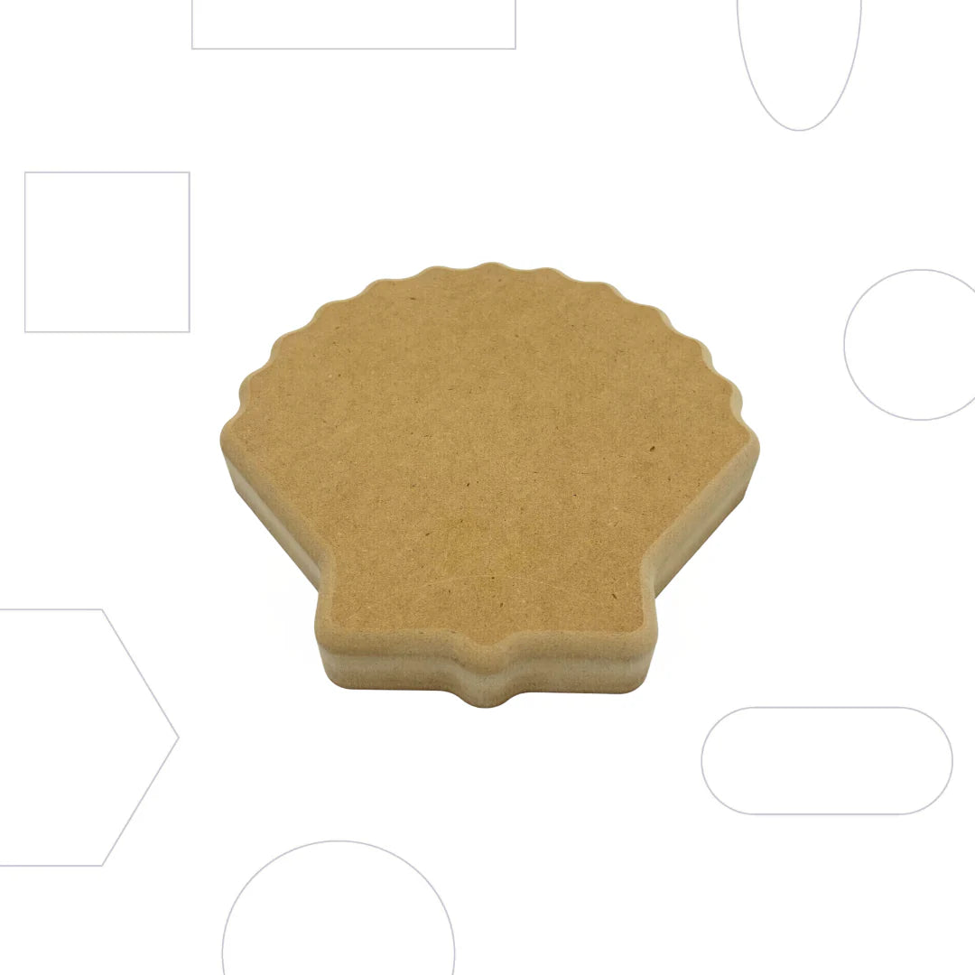GR Pottery Forms - Wallie Scalloped Shell - 6" (GRWSHELL6)