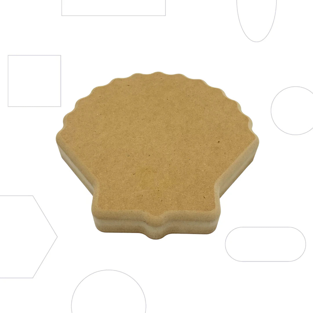 GR Pottery Forms - Wallie Scalloped Shell - 8" (GRWSHELL8)