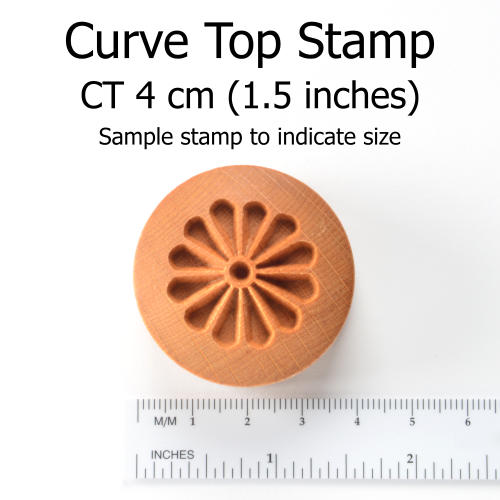 MKM Curve Top Stamp - Scallop Shell (CT-009)