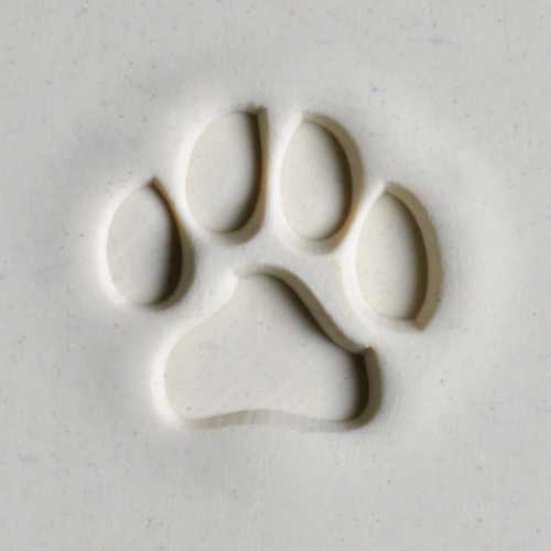 MKM Large Round Dog Paw Print Stamp - 4 cm (SCL-065) – The Clay