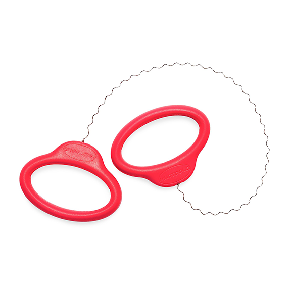 Mudtools Curly Red Mudwire 15” length (MWRED)