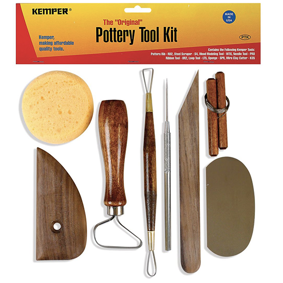 Kemper Pottery Tool Kit - 8 Piece (PTK)