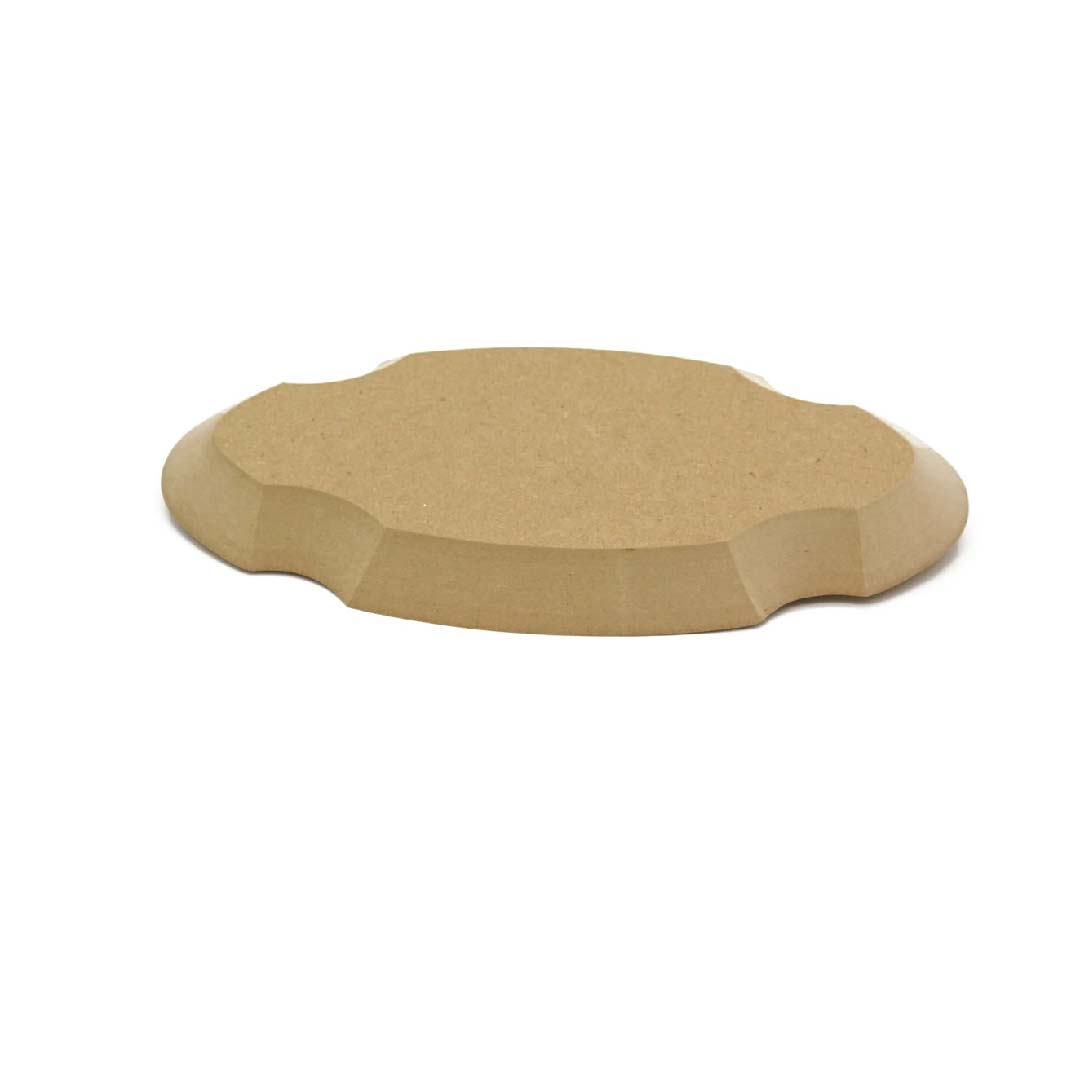 GR Pottery Forms - 5" X 10" Plaque Oval Drape Mold (GRPO510)