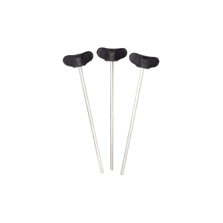 Giffin Grip 6" Rods with Molded Hands - Set of 3 (RH63)