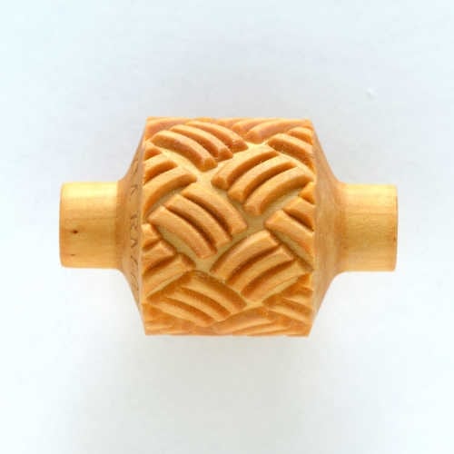 MKM Medium Handle Roller Basket Weave - 3 cm (RM-008)