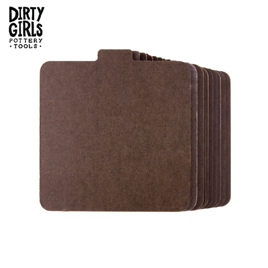 Dirty Girls Set of 10 Extra Square Inserts 6.5" Dia. (SQSET10)