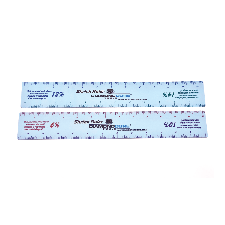 Diamond Core Ruler DiamondCore Tools - Imperial Shrink Ruler (Double-Sided) (SR) – The ...