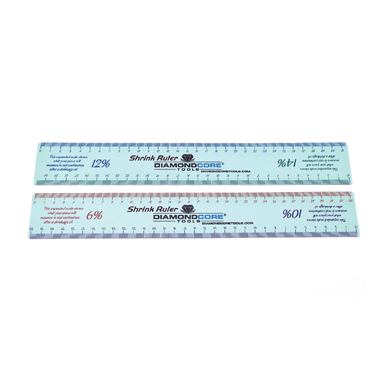Warehouse Ruler DiamondCore Tools - Shrink Ruler METRIC (Double-Sided) (SRM) – The Clay ...
