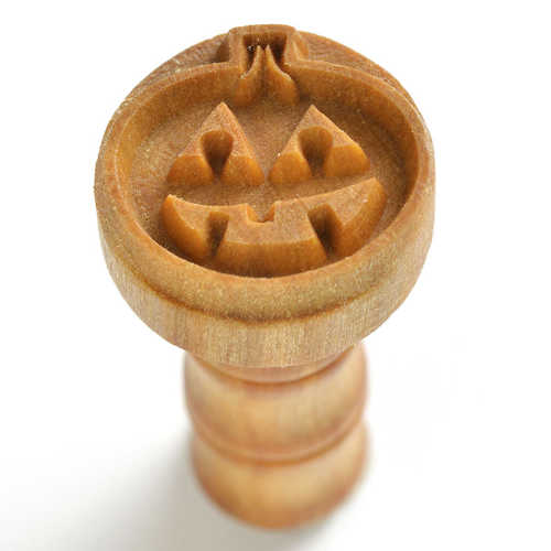 MKM Medium Round Halloween Pumpkin Stamp - 2.5 cm (SCM-165)
