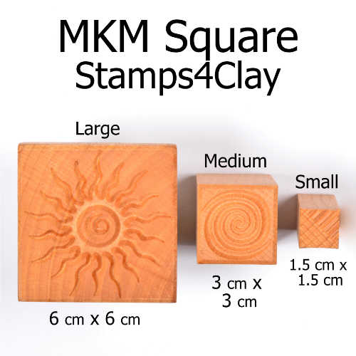 MKM Large Square Mandala Stamp - 6 cm (SSL-97)