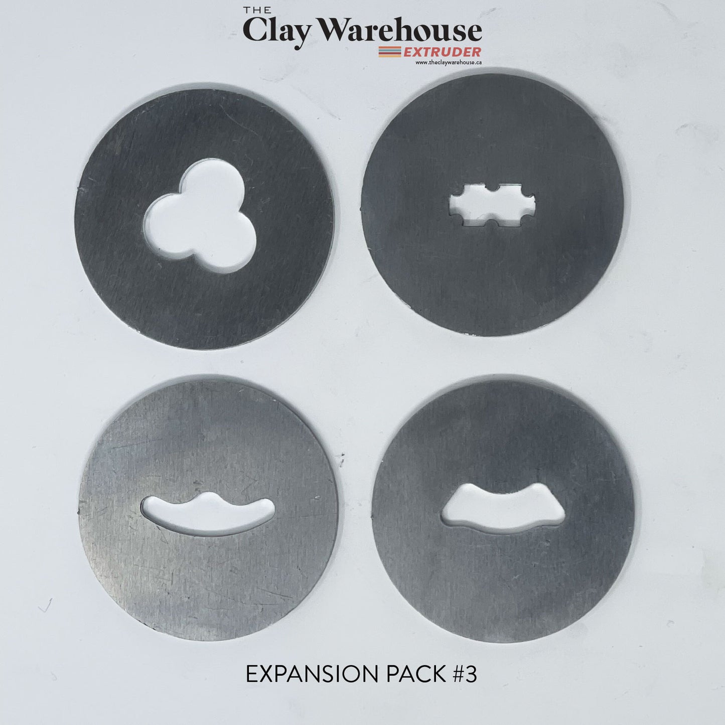 The Clay Warehouse Extruder - Extruder + Starter Die Kit (CWEXTRUDER)